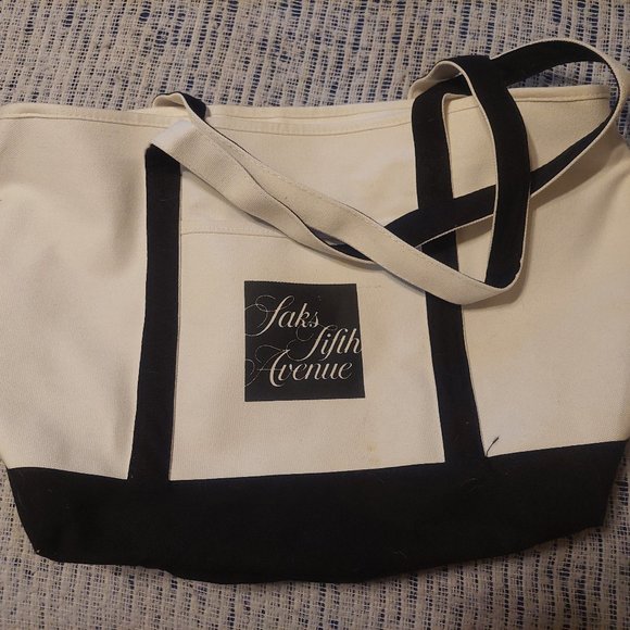 Saks Fifth Avenue Bags Saks Fifth Avenue Tote Bag Poshmark